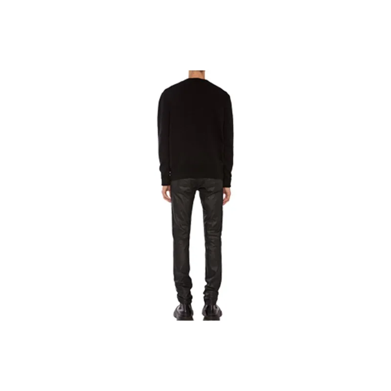 Alexander McQueen Graffiti Logo Intarsia Knitted Jumper-3