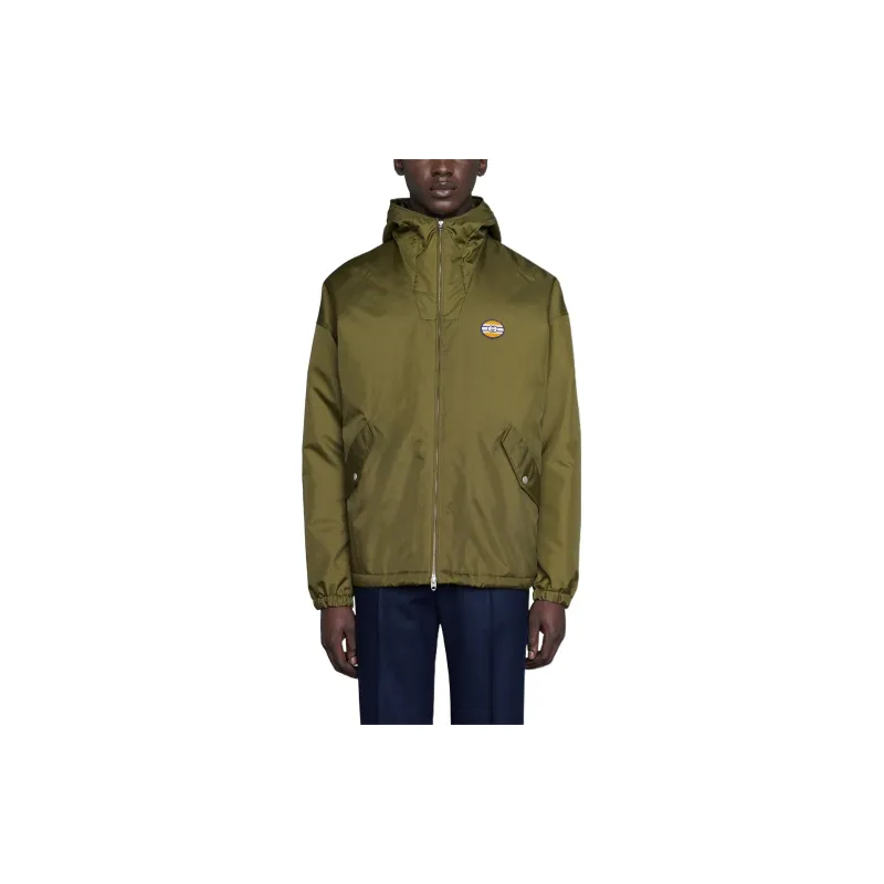 GUCCI FW22 Jackets Coats Men's Army Green-1