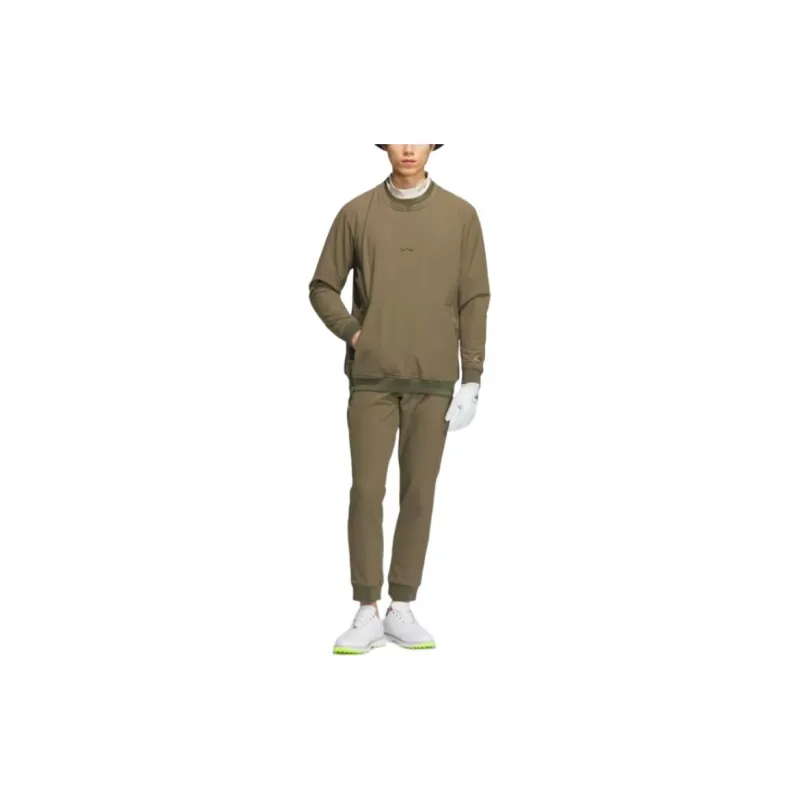 Adidas Sweatshirts Men Olive Green-1