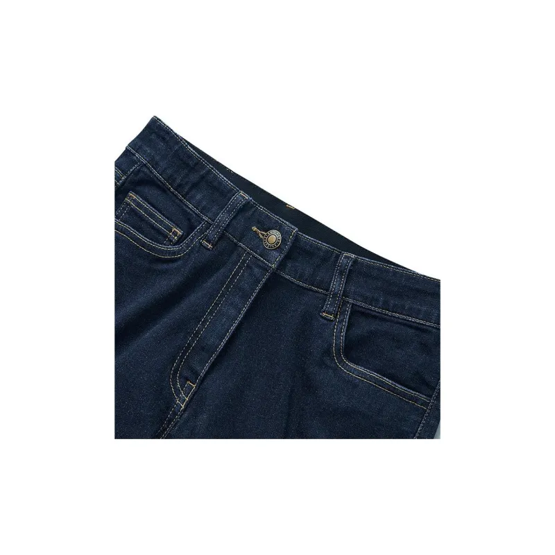 Skechers x YAZUANXILIE SS24 Jeans Women's Denim Dark Blue-2