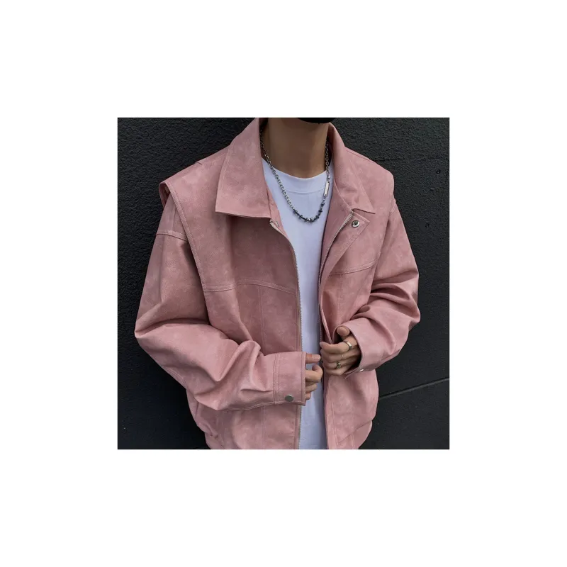 FOR FEAR THAT Leather Jacket Unisex-24