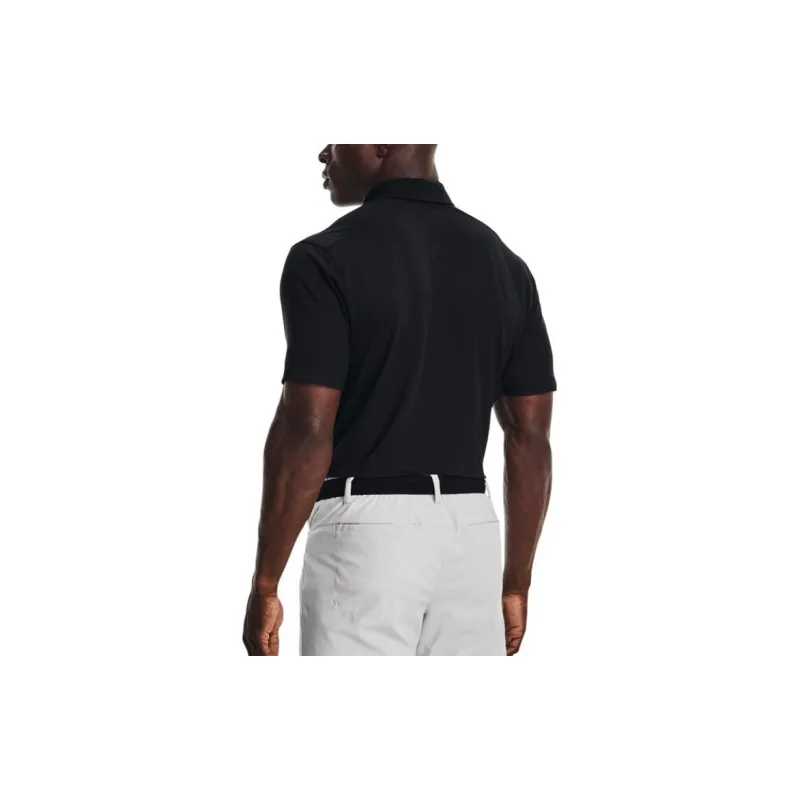 Under Armour Luxe Polo Shirts Men Black-2