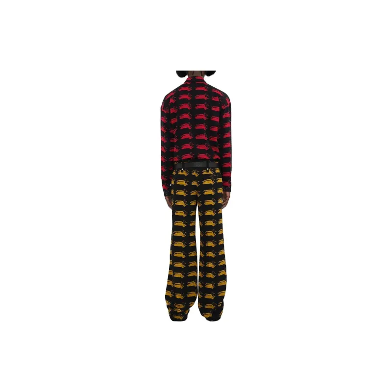 Burberry Shirts Men Red-3