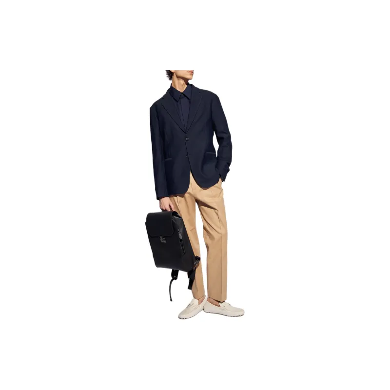 Ferragamo Classic-collar Cotton Shirt-1