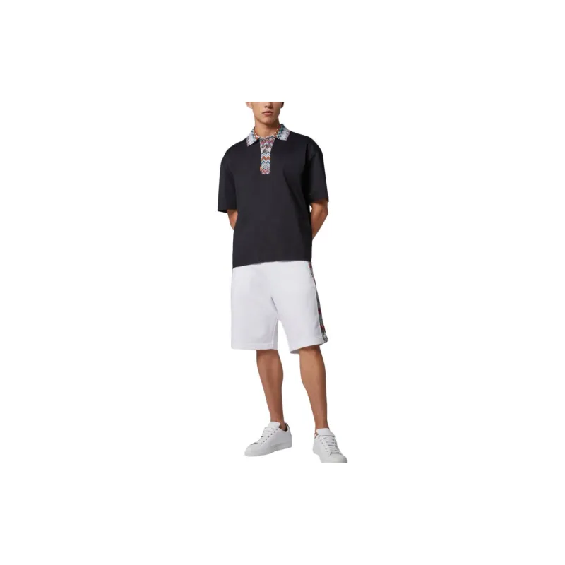 MISSONI Zigzag Detailed Fleece Bermuda Shorts-1