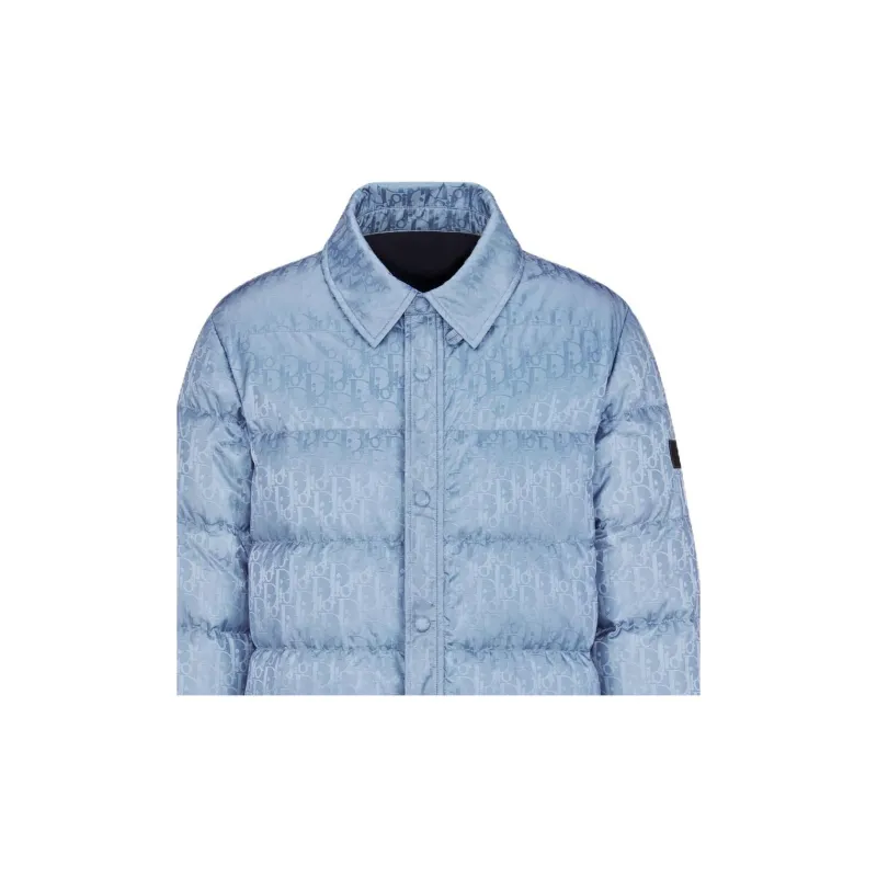 DIOR FW23 Down Jacket Coat Men's Blue-3