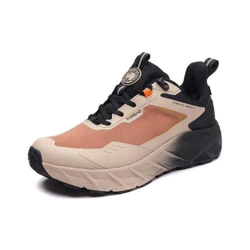 TOREAD Anti Slip Wear Resistant Low Top Trekking Shoes Men's Beige Brown