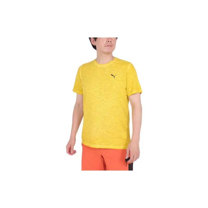PUMA T Shirts Men Yellow-5