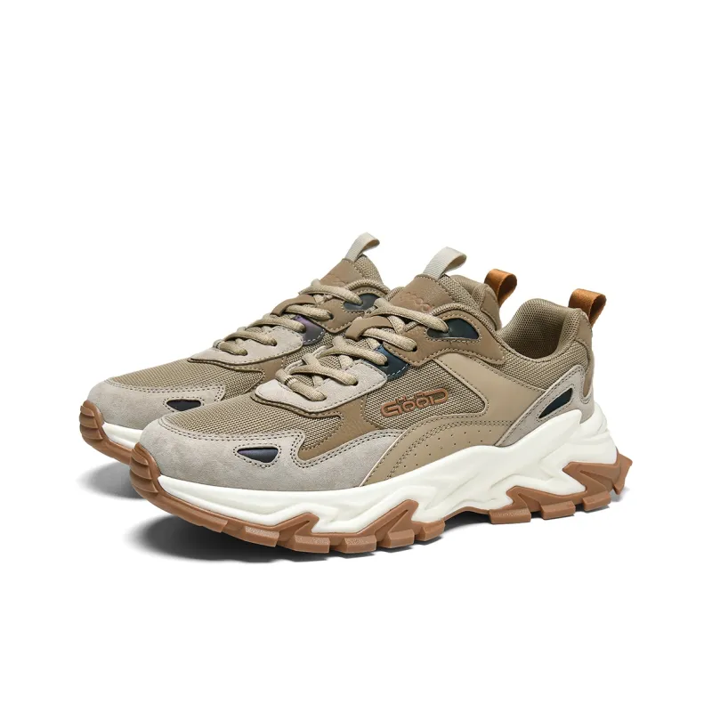 HLA Men's Outdoor Hiking Anti-Slip And Wear-Resistant Casual Running Shoes Men's-6