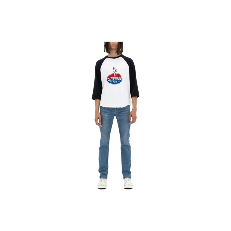 HYSTERIC GLAMOUR Jeans Men Light Indigo-3