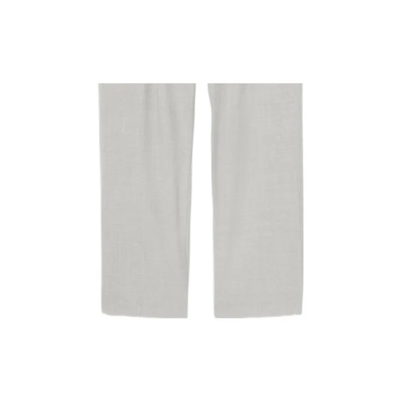 Burberry Monogram Motif Wool Wide Leg Trousers-6