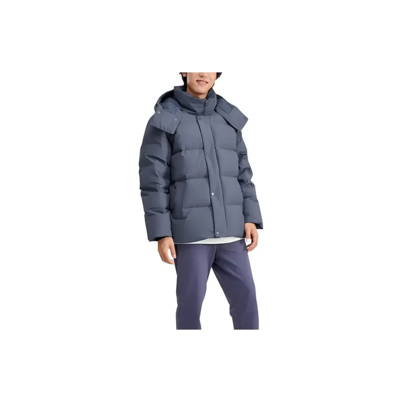 Skechers Down Jacket Men's Ink Gray-2