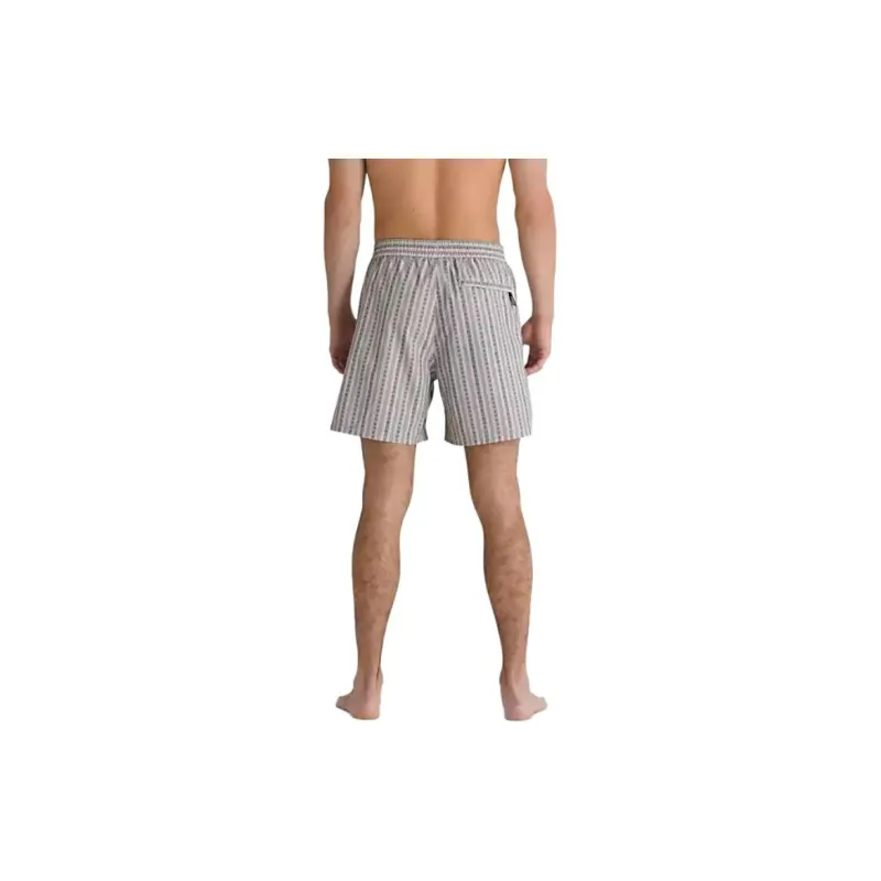 Vans Primary Stripe Elastic 17'' Boardshorts Casual Shorts Men's Gray-2