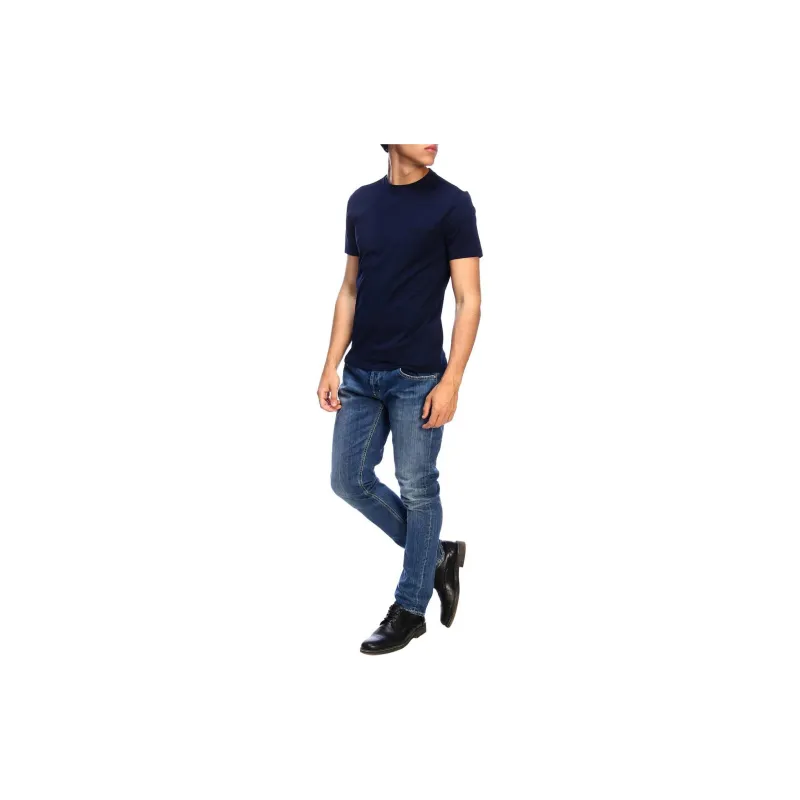 PRADA T Shirts Men Navy Blue-3