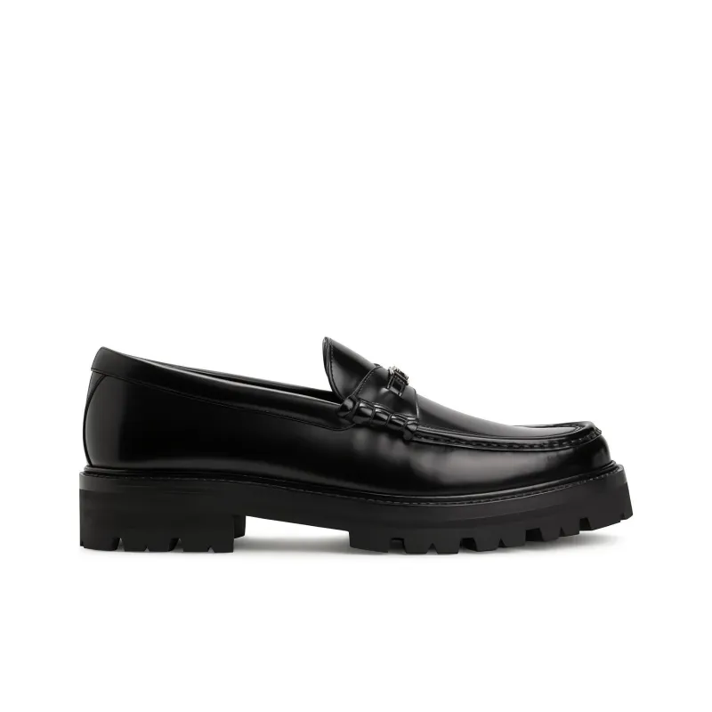 CELINE Chunky Triomphe Loafer Black-1