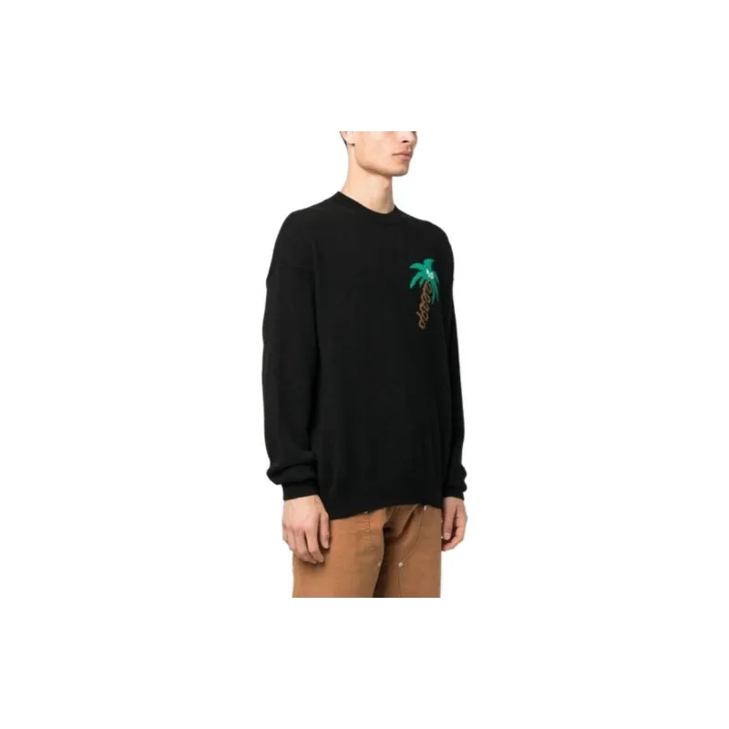 PALM ANGELS Sketchy Intarsia Sweater-3