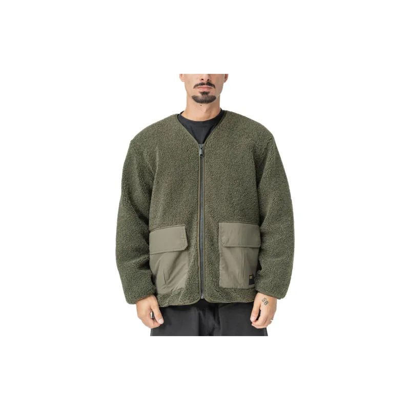 Carhartt WIP Devin Liner Shearling Zipped Padded Jacket-1