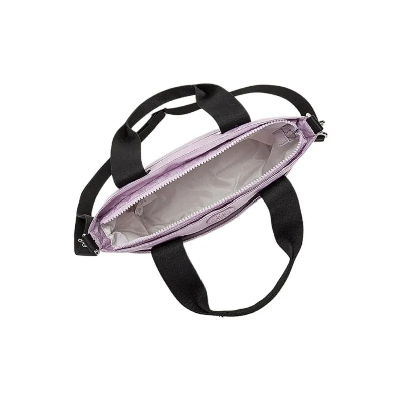 Kipling Polyester Shoulder Bag, Crossbody Bag, Handbag Small Size Women's Pink Purple-3