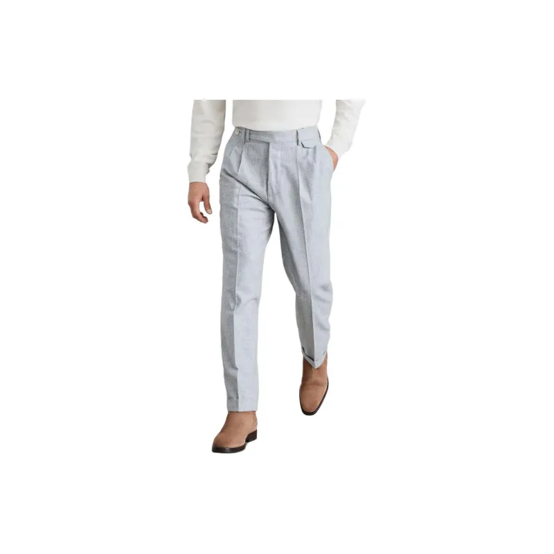 Brunello Cucinelli Pressed Crease Tailored Trousers-1