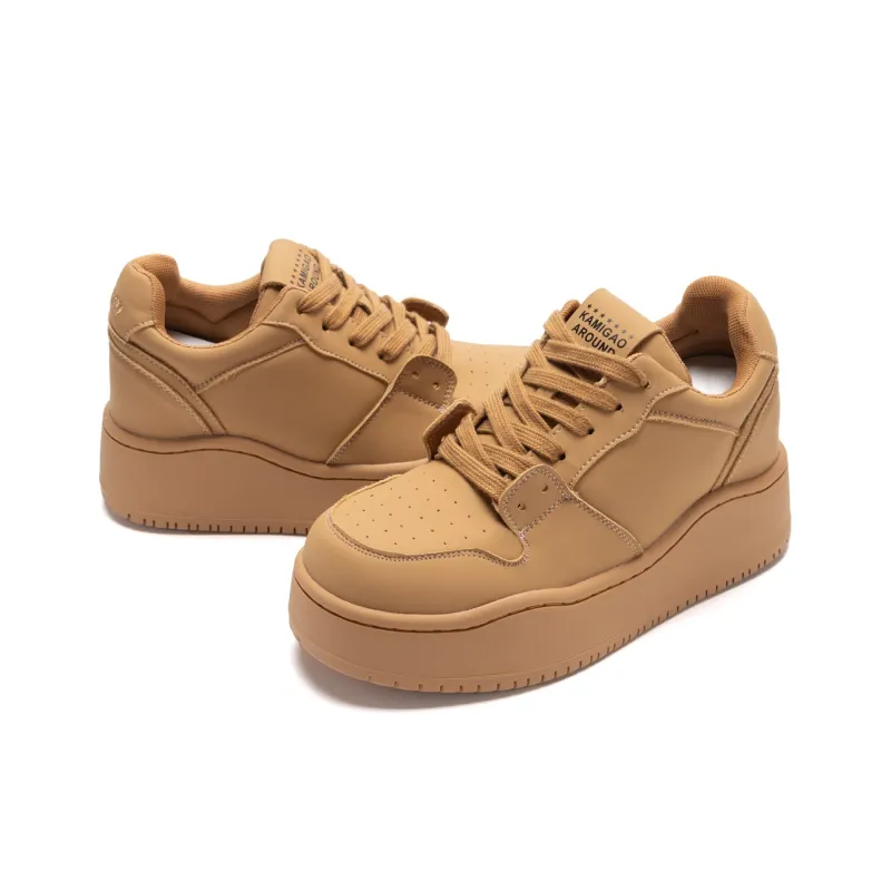KODI Anti Slip And Wear Resistant Height Increasing Low Top Skateboard Shoes Women's-38