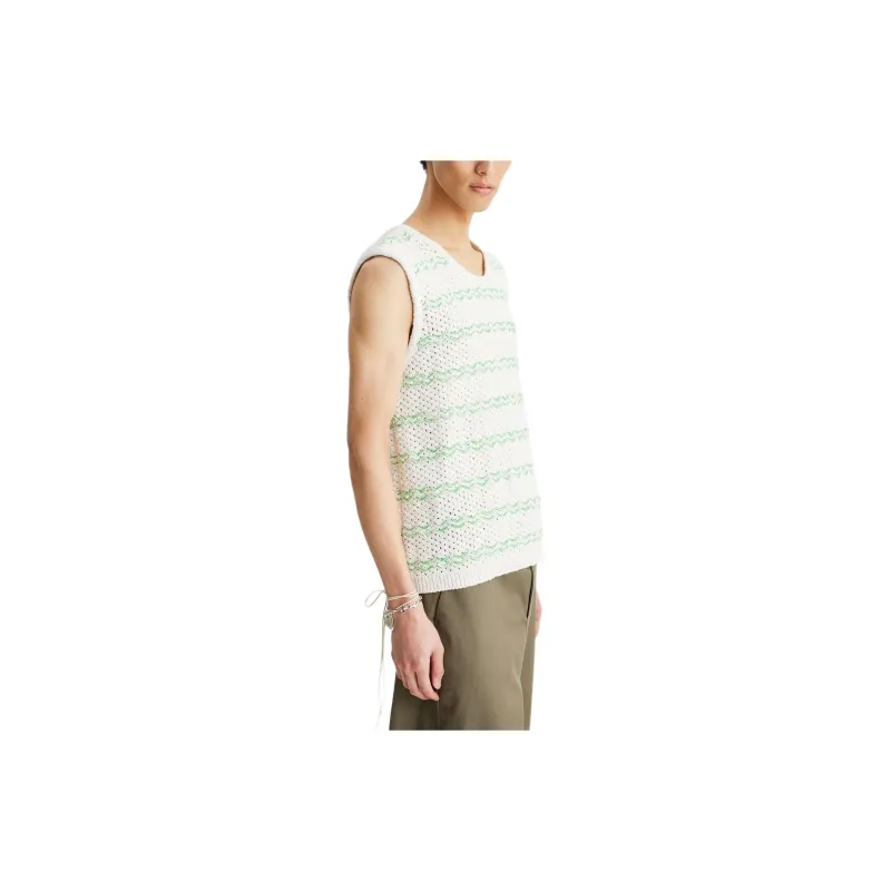 HOLZWEILER Tank Tops Men's Beige-3