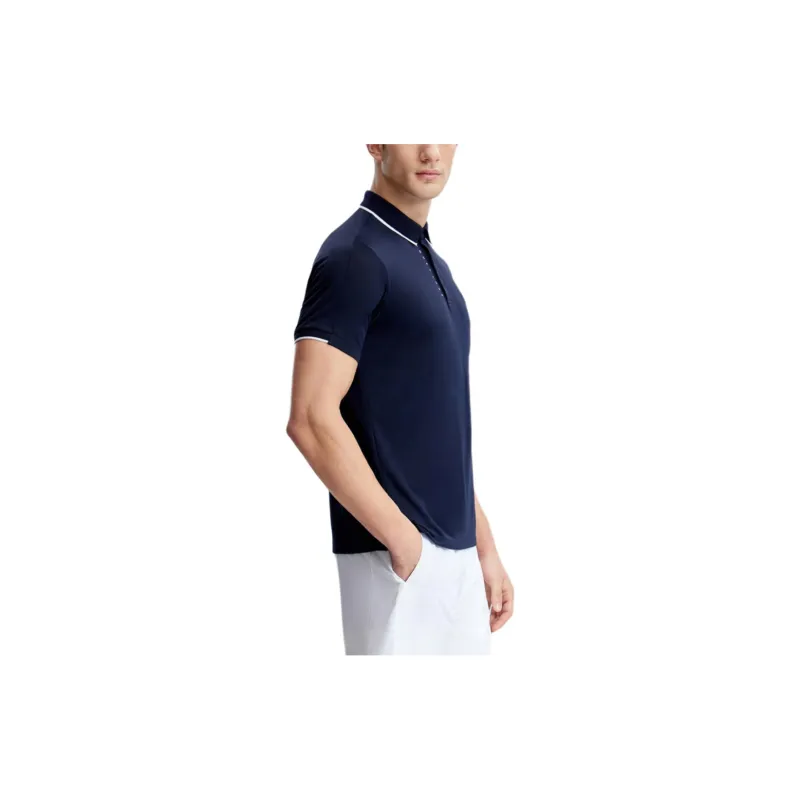 FILA Polo Shirts Men Royal Blue-4