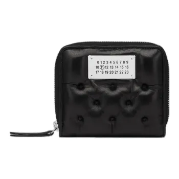 Maison Margiela Logo Patch Zipped Around Wallet