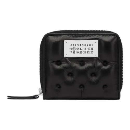 Maison Margiela Logo Patch Zipped Around Wallet