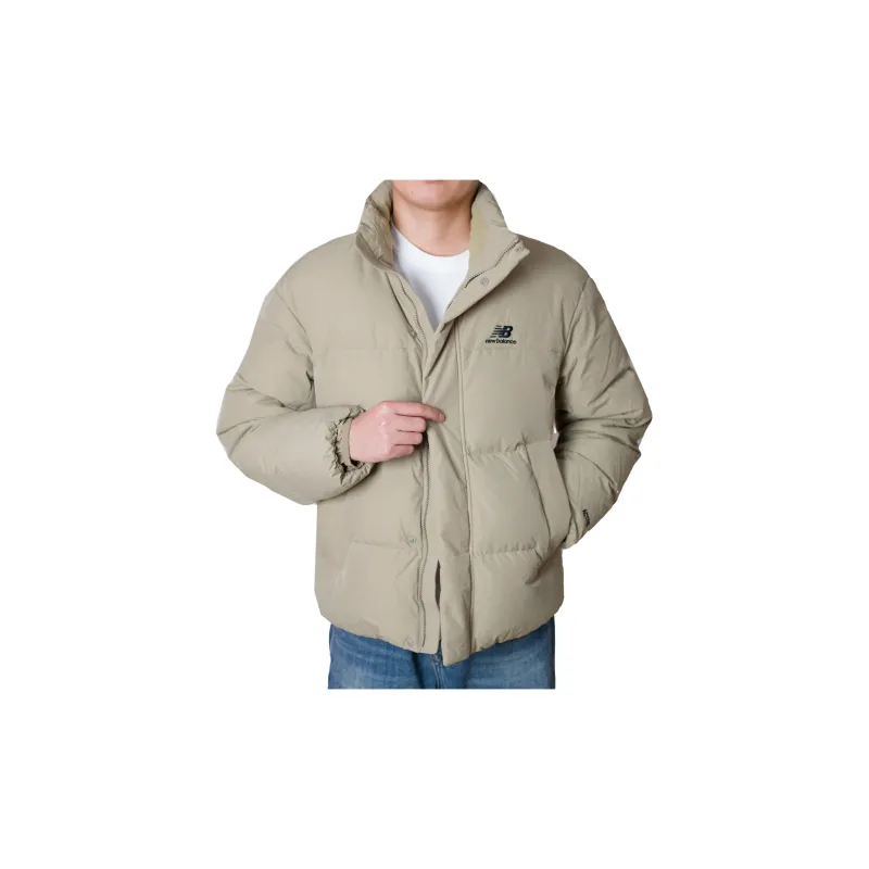 New Balance Down Jackets Men Khaki-8