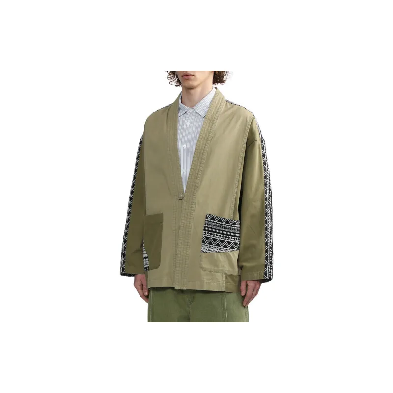 FIVE CM Panelled Cotton Jacket-2
