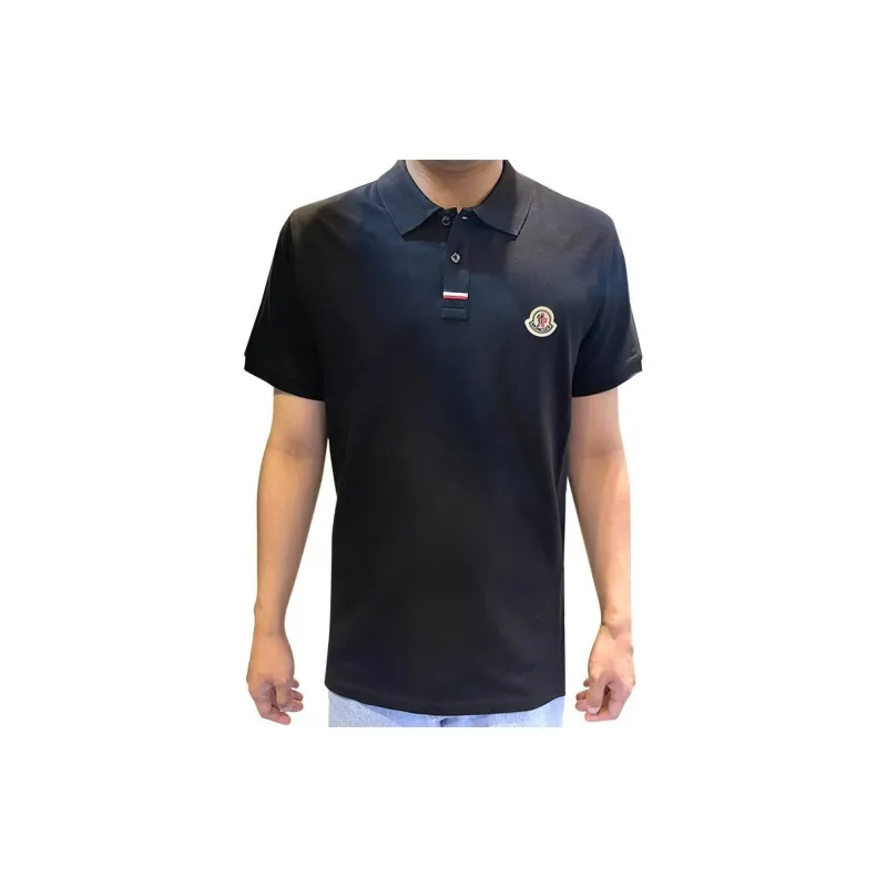 Moncler Polo Shirts Men Black-2
