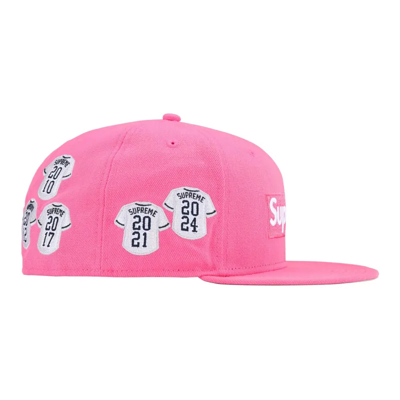 Supreme Jerseys Box Logo New Era Fitted Hat-2