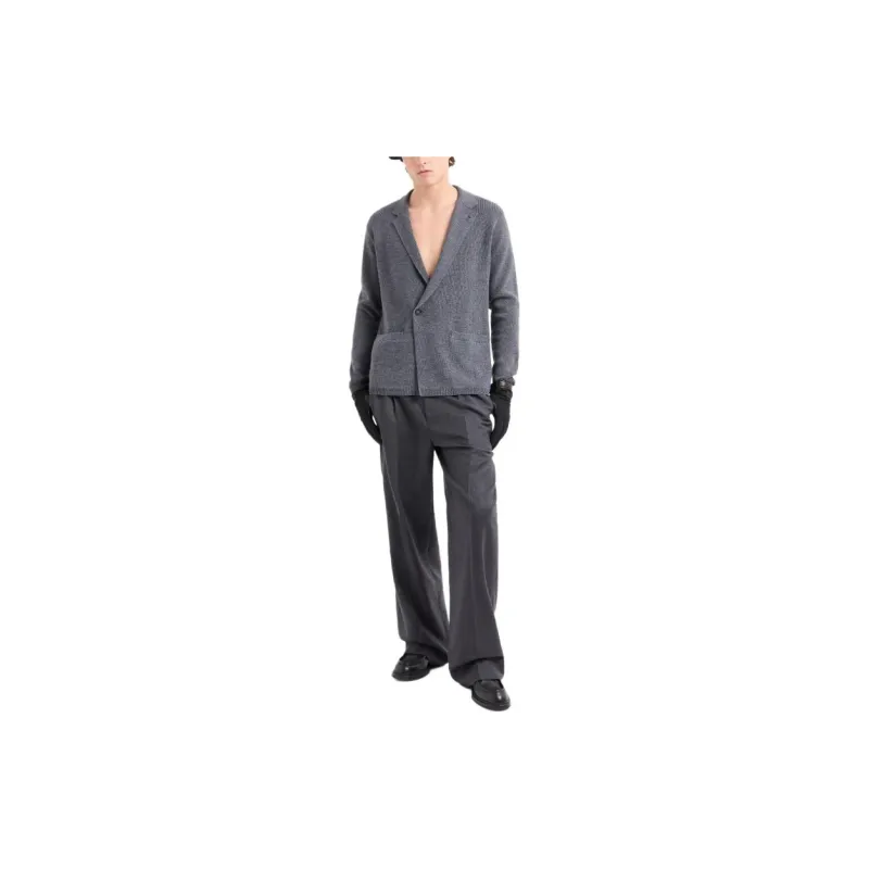 EMPORIO ARMANI FW24 Business Suits Coats Men's Gray-2