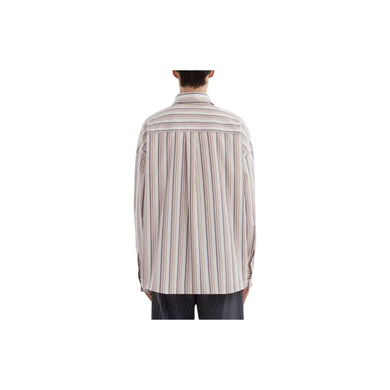 MARNI Double Stripe Organic Poplin Shirt-2