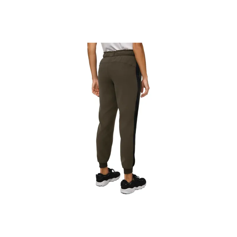 Lululemon On The Fly Velvet Trim Athletic Trousers Women's Dark Olive Green-1