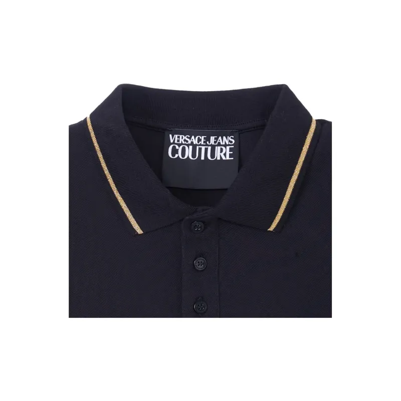 VERSACE JEANS COUTURE SS23 Polo Shirt Men's Black-2