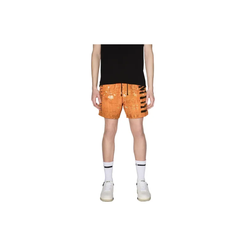 AMIRI Casual Shorts Men Orange-3