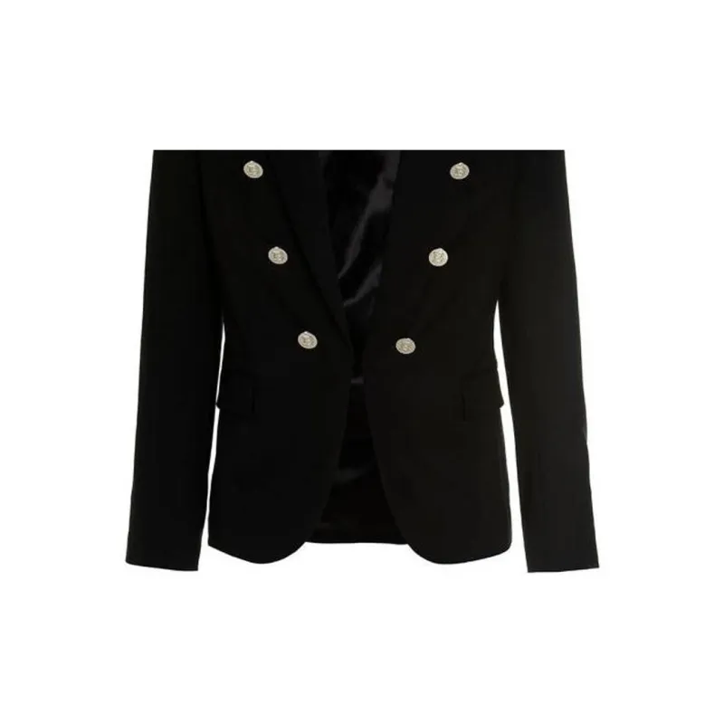 BALMAIN Embossed Button Long Sleeved Jacket-5