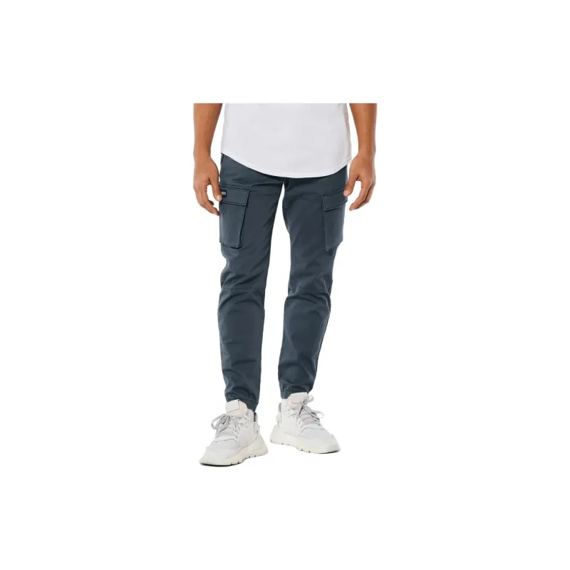 Hollister Cargo Pants Men Dark Blue Gray-2