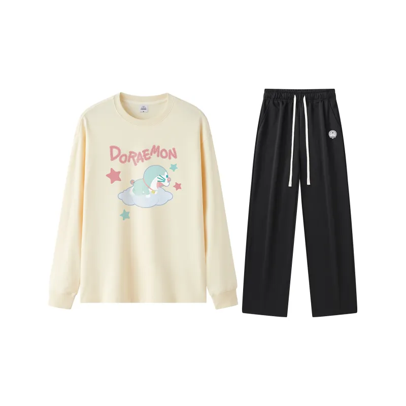 Doraemon/a Unisex Pajama Sets-4