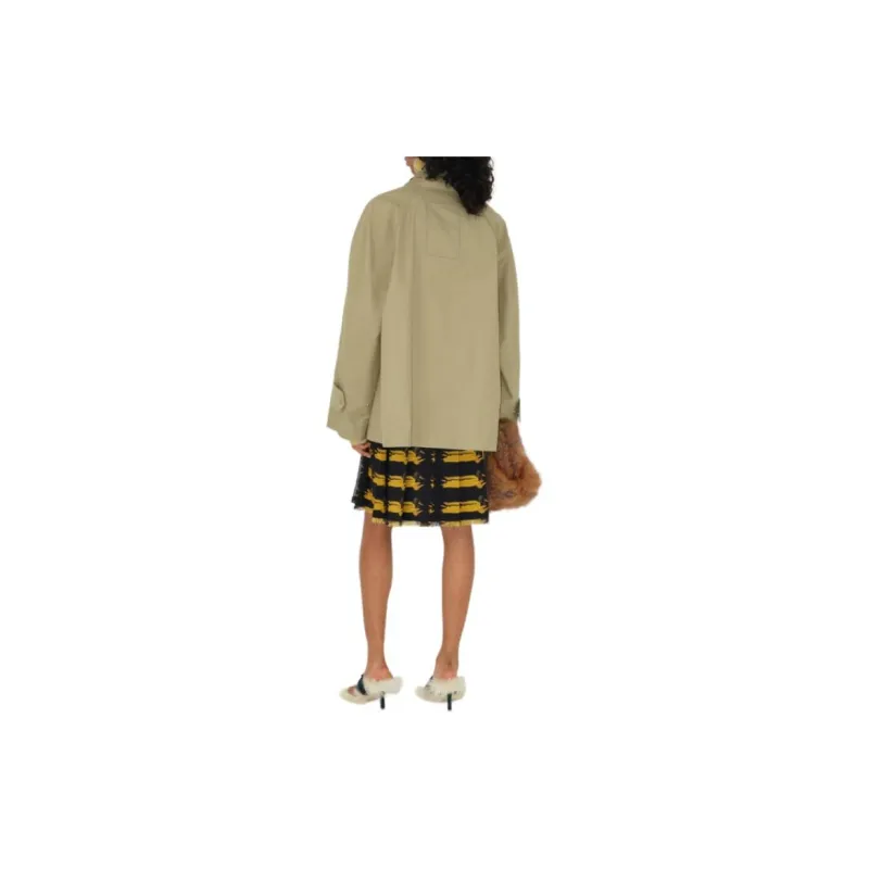 Burberry FW23 Jackets & Coats Women's Green-3