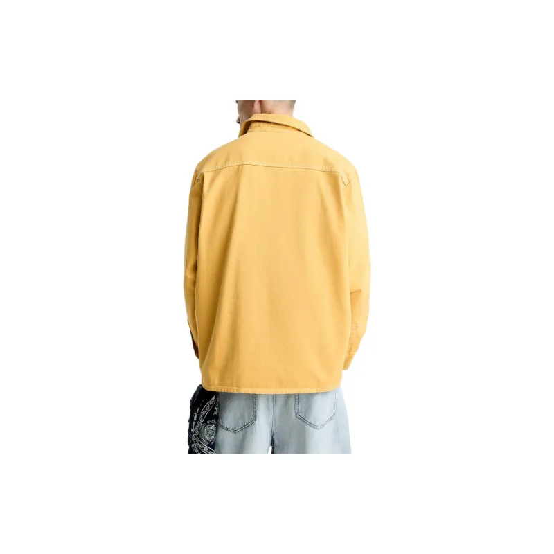 ZARA Shirts Men Mustard-2