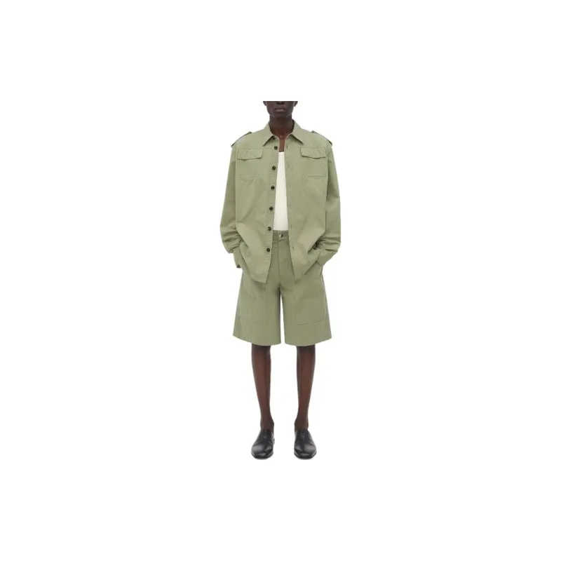 Bottega Veneta Cargo Shorts Men's Green-3