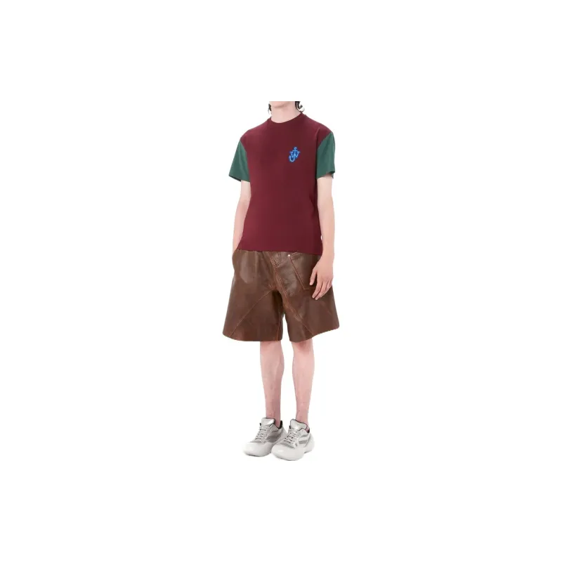 JW Anderson Anchor-patch Contrast-sleeves T-shirt-1