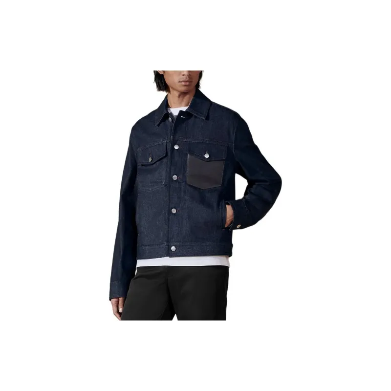 HERMES Denim Jacket Men's Indigo-1