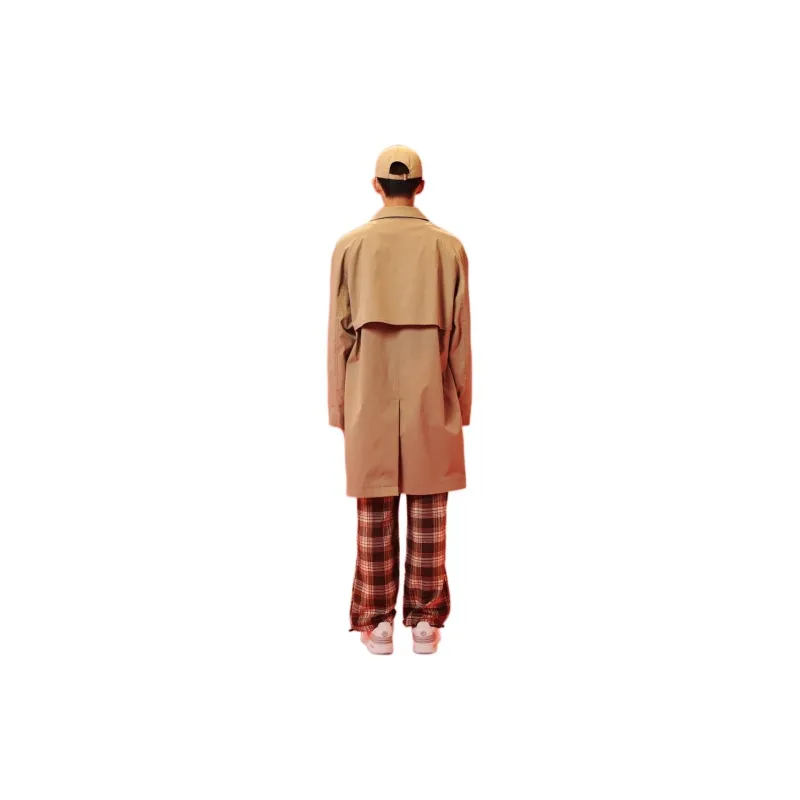 PEACEBIRD MEN Trench Coat Men's Khaki-2