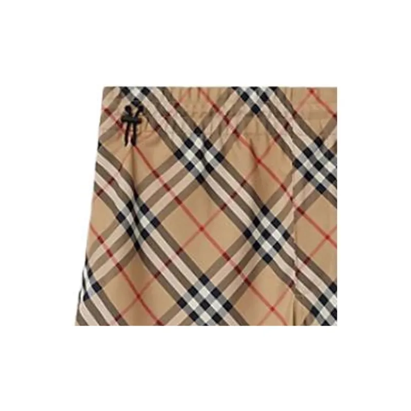 Burberry Vintage Check print Drawstring Shorts-5