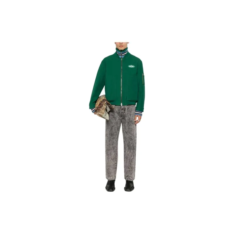 MOSCHINO Logo appliqué Bomber Jacket-1