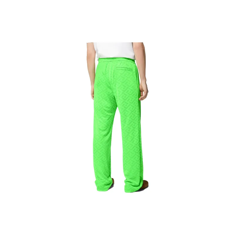 VERSACE SS23 Holiday Casual Pants Men Green-2