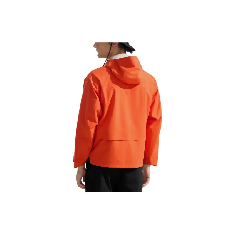 FILA Fitness Windbreaker Jackets Unisex Vintage Orange-3